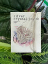 Silver Crystal Pouch