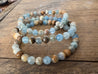 Lemurian Aquatine Calcite 6mm Bracelet