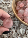 Star Rose Quartz Sphere 10-25mm